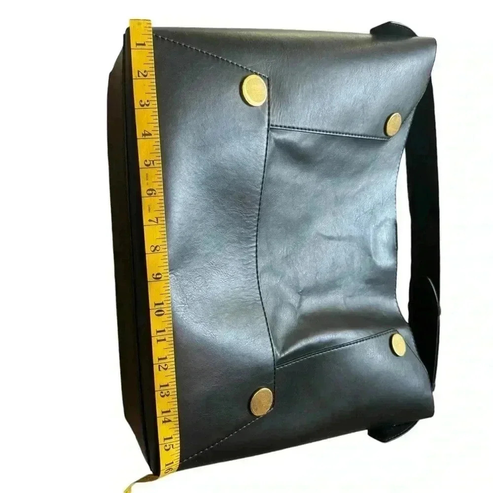 Stella Mc Cartney Stella Popper Bucket Bag Black Color Gold Hardware. - Picture 7 of 14